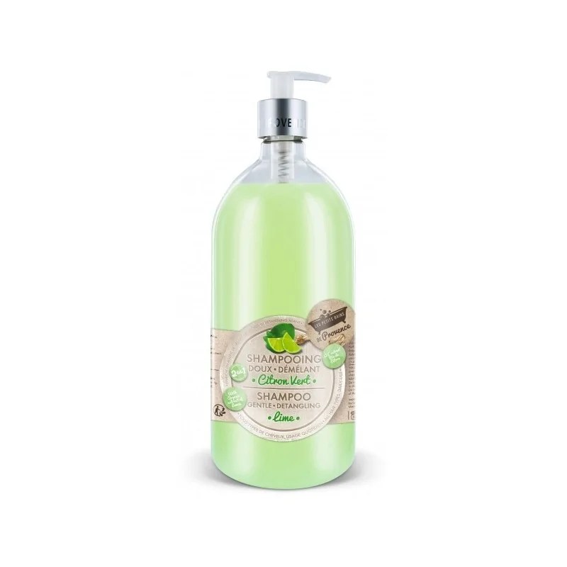 LES PETITS BAINS DE PROVENCE LES PETITS BAINS DE PROVENCE  Shampoing doux 2 en 1 Citron Vert 1L