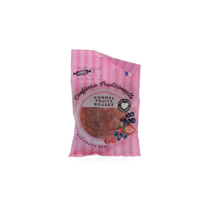 Ma petite confiserie Ma petite confiserie Gommes fruits rouges sans sucres 100g