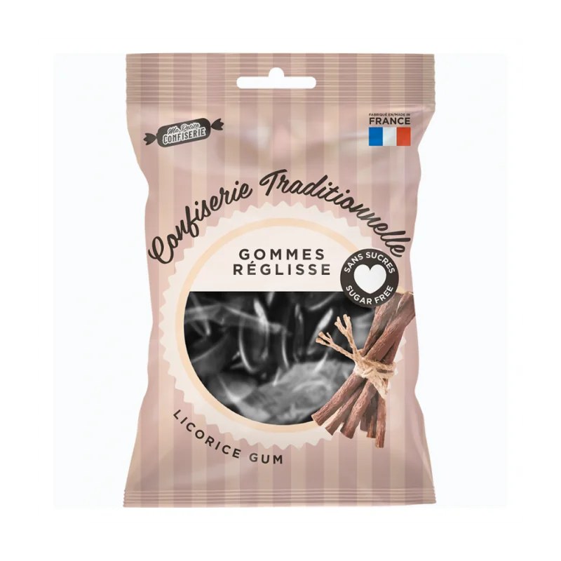 Ma petite confiserie Ma petite confiserie Gommes Réglisse Sans Sucres 100 g