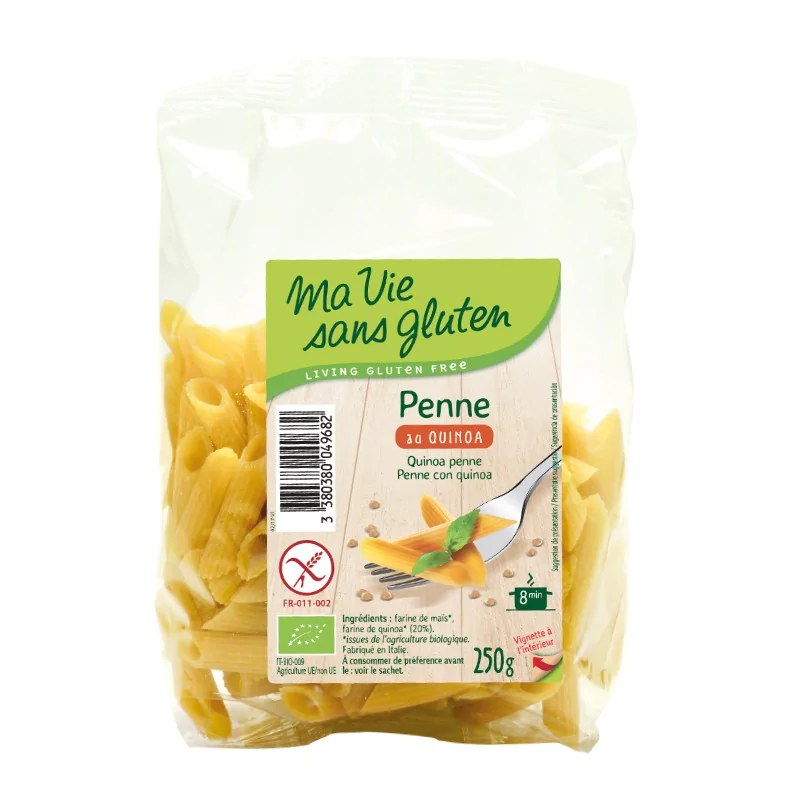Ma Vie Sans Gluten MA VIE SANS GLUTEN PENNE AU QUINOA SG 250G