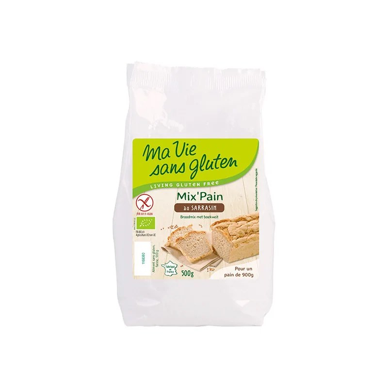 Ma Vie Sans Gluten Ma Vie Sans Gluten Préparation pour Pain Bio au Sarrasin 500g SG