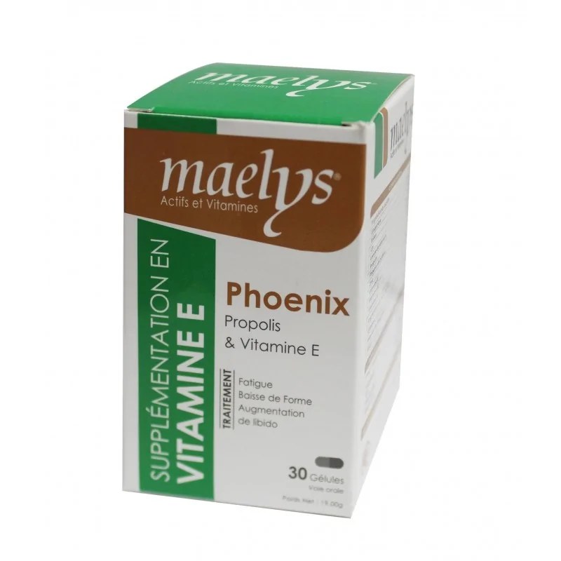 MAELYS  maelys phoenix propolis et vitamine E 30 gélules
