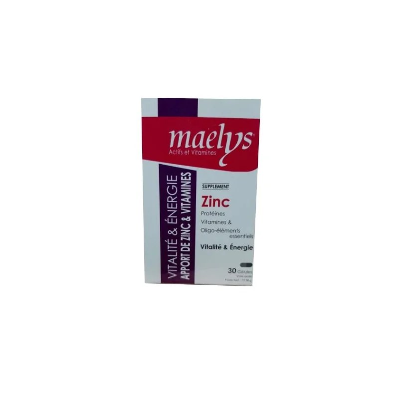 MAELYS  MAELYS ZINC & VITAMINES B VITALITÉ 30 GÉLULES