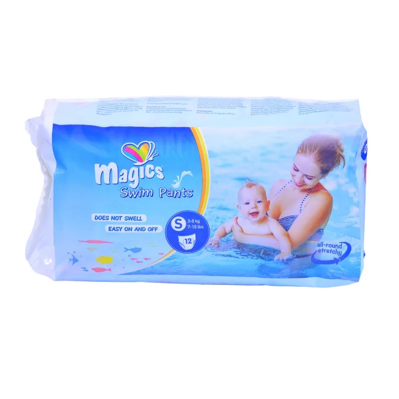 Magics Magics Culottes De Bain  Taille S (3-8kg)  Sachet De12 Pièces