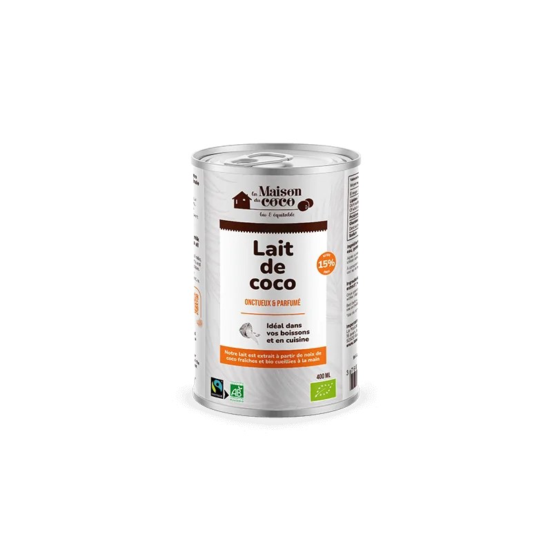 Maison de coco La Maison du Coco Lait de Coco 15% 400Ml