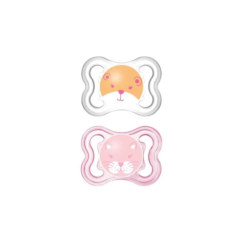 MAM  MAM AIR SUCETTE 0-6 MOIS SILICONE FILLE