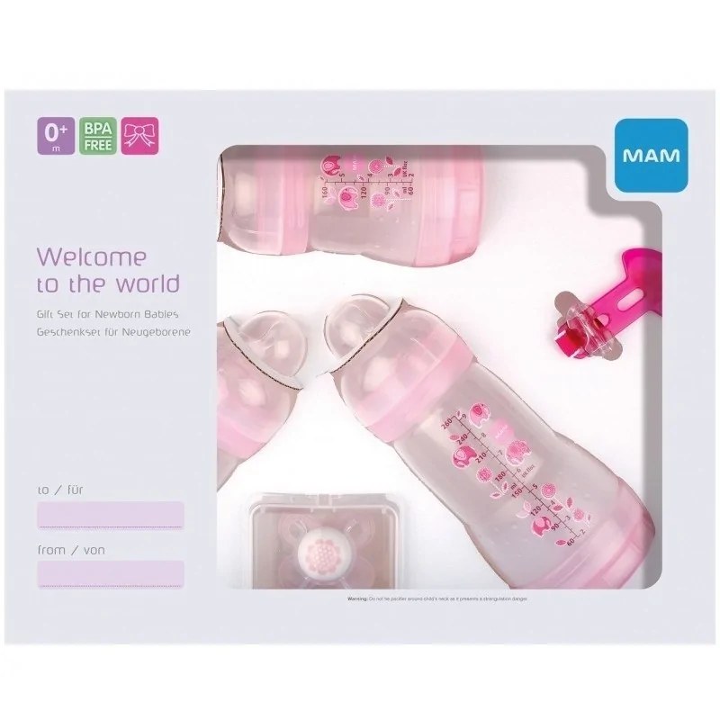 MAM  MAM COFFRET WELCOME TO THE WORLD ROSE