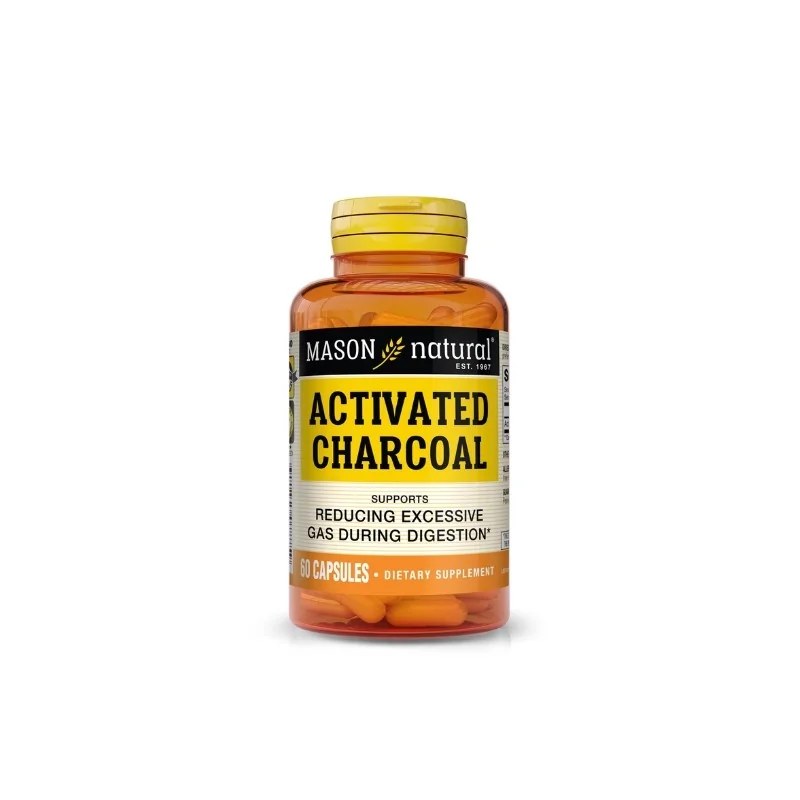 Mason Natural Mason Natural Activated Charcoal 60 capsules 787-60