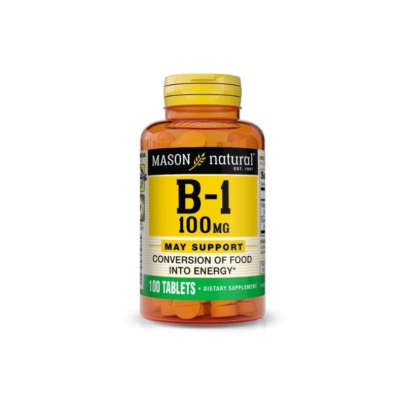 Mason Natural Mason Natural B-1 100mg 100 Tablets