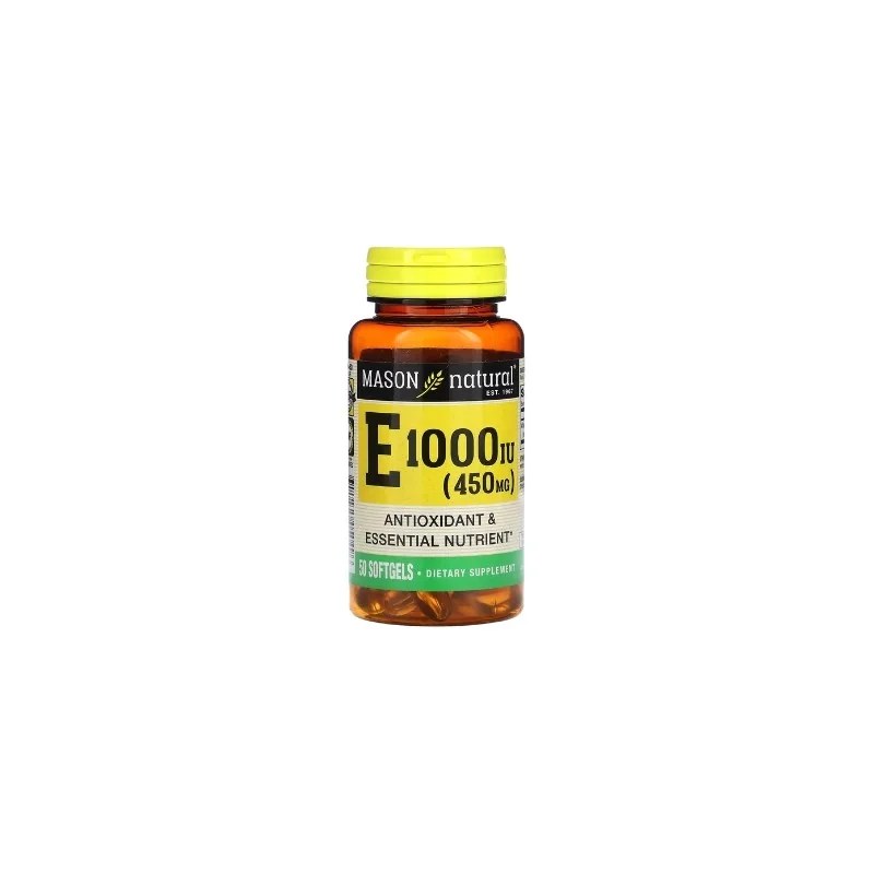 Mason Natural Mason natural E 1000 IU 50 Softgels