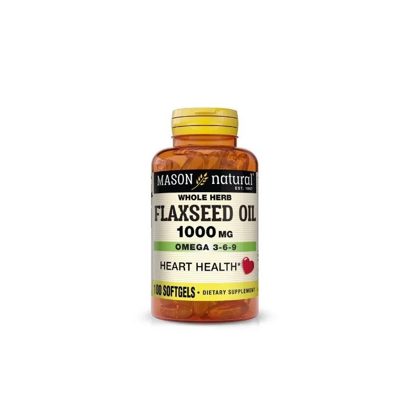 Mason Natural Mason Natural Flaxseed Oil 1000 mg 100 Softgels