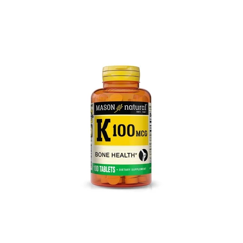 Mason Natural Mason Natural K 100mcg 100 Tablets