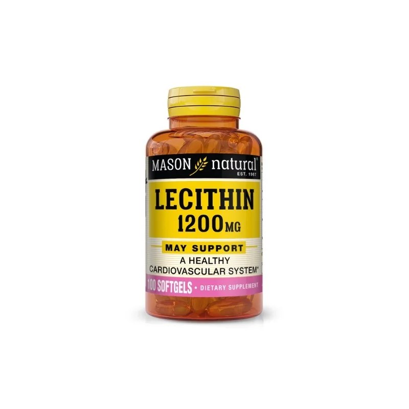 Mason Natural Mason Natural Lecithin 1200mg 100 Softgels