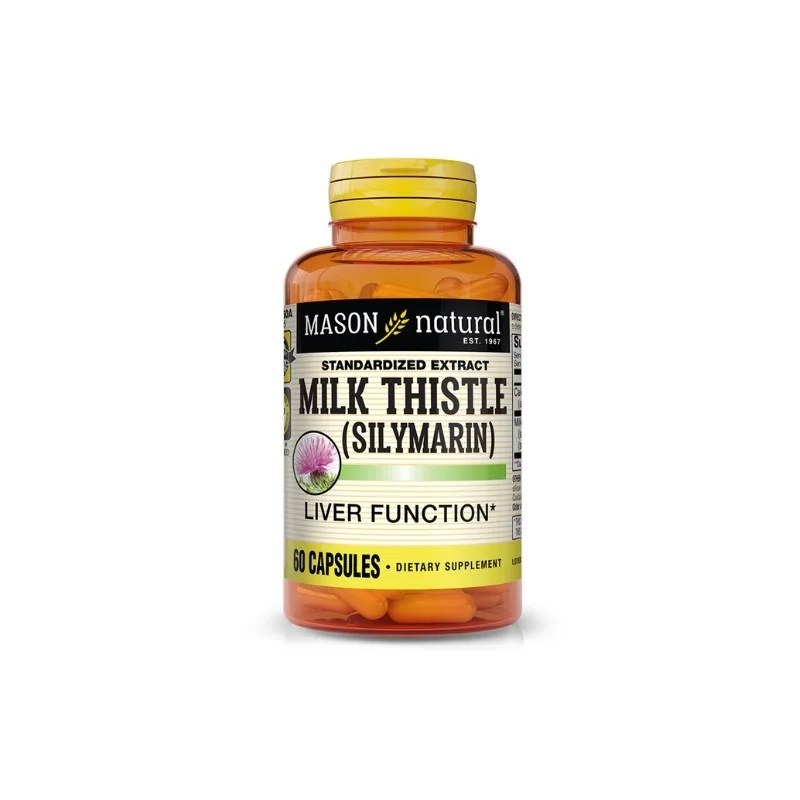 Mason Natural Mason Natural Milk Thistle Silymarin 60 Capsules 1299-60A