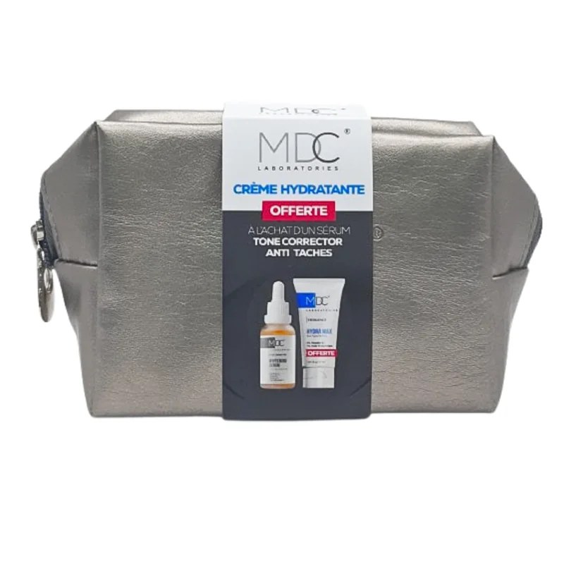 MDC MDC OFFRE TONE CORRECTOR SERUM ECLAIRCISSANT 30 ML+MDC HYDRA MAX 30ML + TROUSSE OFFERTS