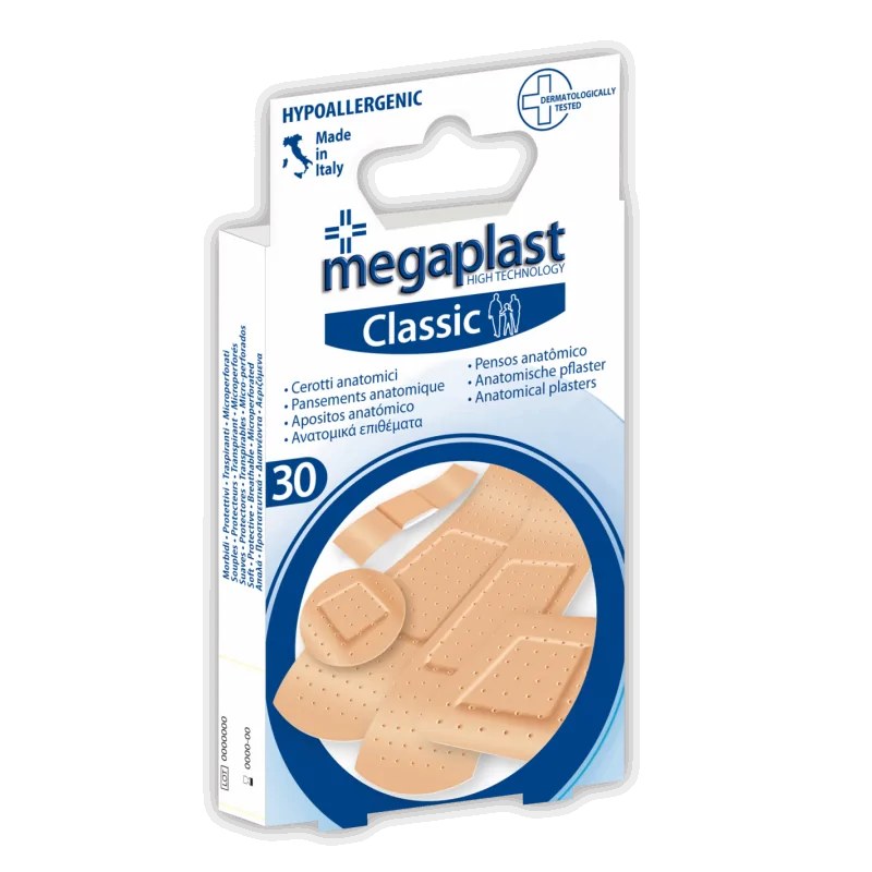 MEGAPLAST MEGAPLAST CLASSIQUES PANSEMENTS BOÎTE 30 - 112370