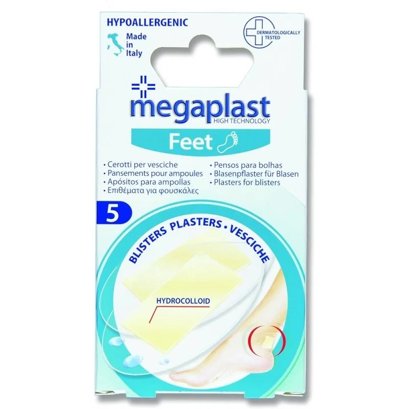MEGAPLAST Megaplast - Pansements hydrocolloides ampoules – 5 pièces - 130503