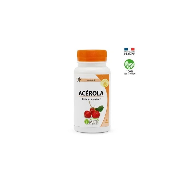 Mgd nature MGD ACEROLA CITRON  PILLULIER 50 COMPRIMÉS