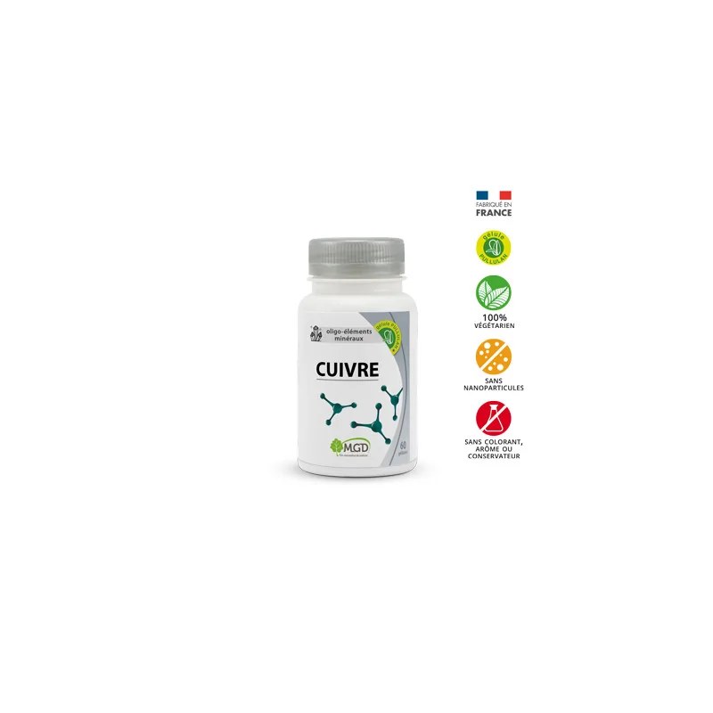 Mgd nature MGD CUIVRE PILLULIER 60 GéLULES