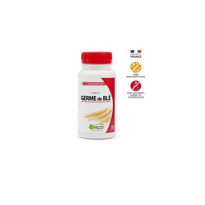 Mgd nature MGD HUILE DE GERME DE BLE  PILLULIER 100 CAPSULES