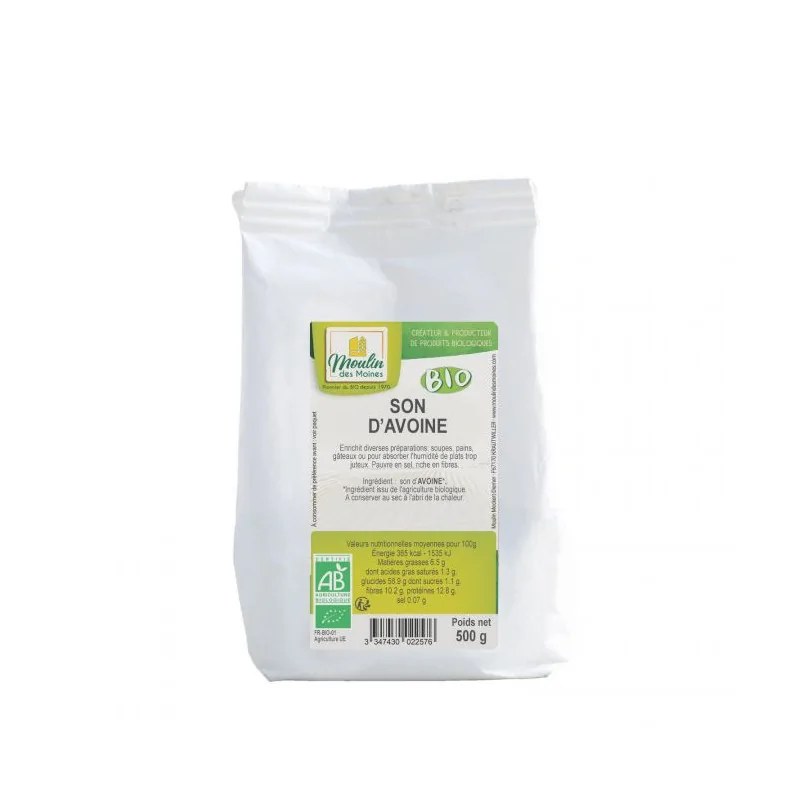 MOULIN DES MOINES MOULIN DES MOINES SON D'AVOINE 500G