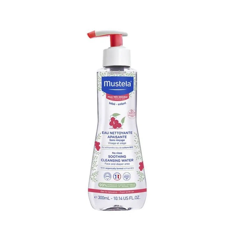 MUSTELA MUSTELA EAU NETTOYANTE APAISANTE SANS RINÇAGE 300ML
