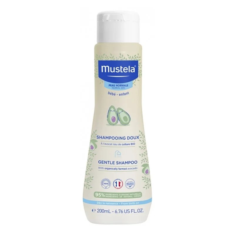 MUSTELA MUSTELA SHAMPOOING DOUX  lave et démêle 200ml