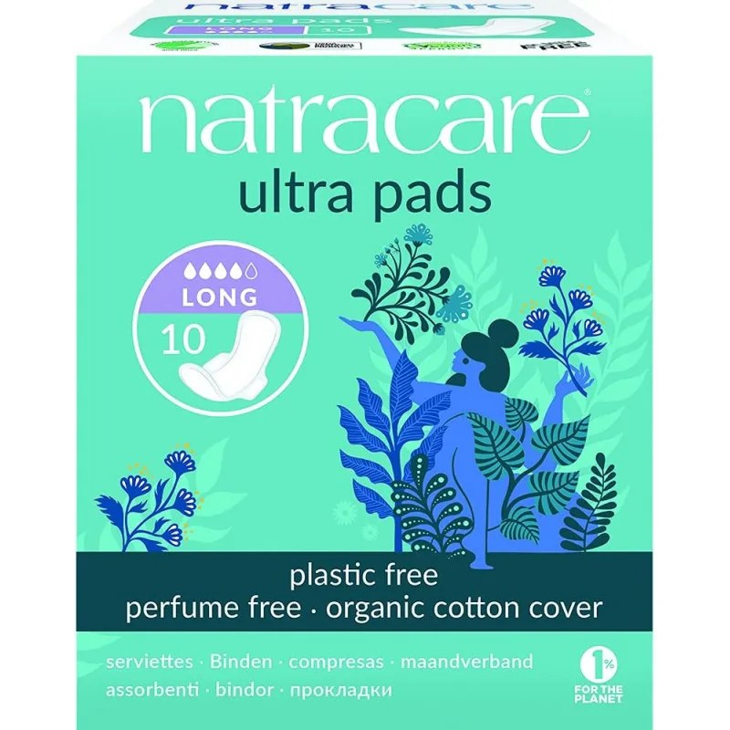 natracare NATRACARE SERVIETTE ULTRA LONG NORMAL A RABATS 10U
