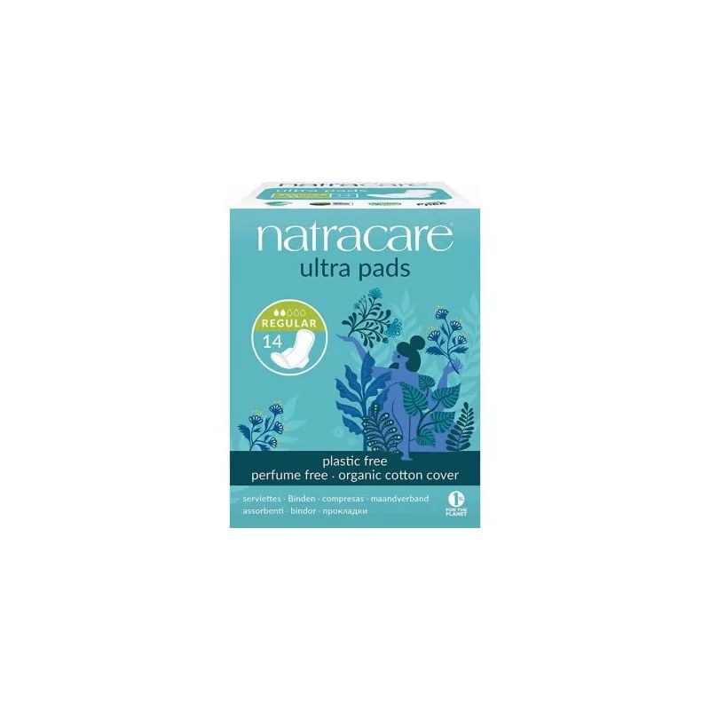 natracare NATRACARE SERVIETTE ULTRA NORMAL A RABATS 14U