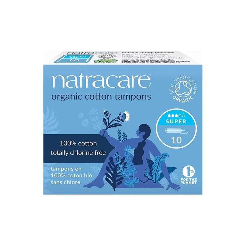 natracare natracare tampons super sans applicateur 10u