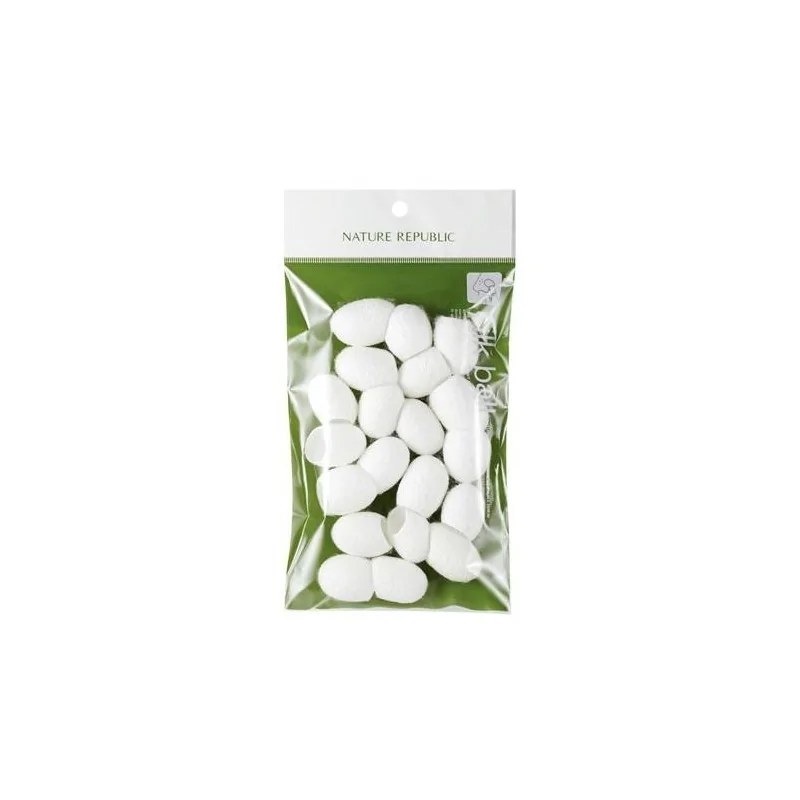 Nature Republic NATURE REPUBLIC Boule de soie naturelle fraîche nettoyantes pour le visage 20 unite