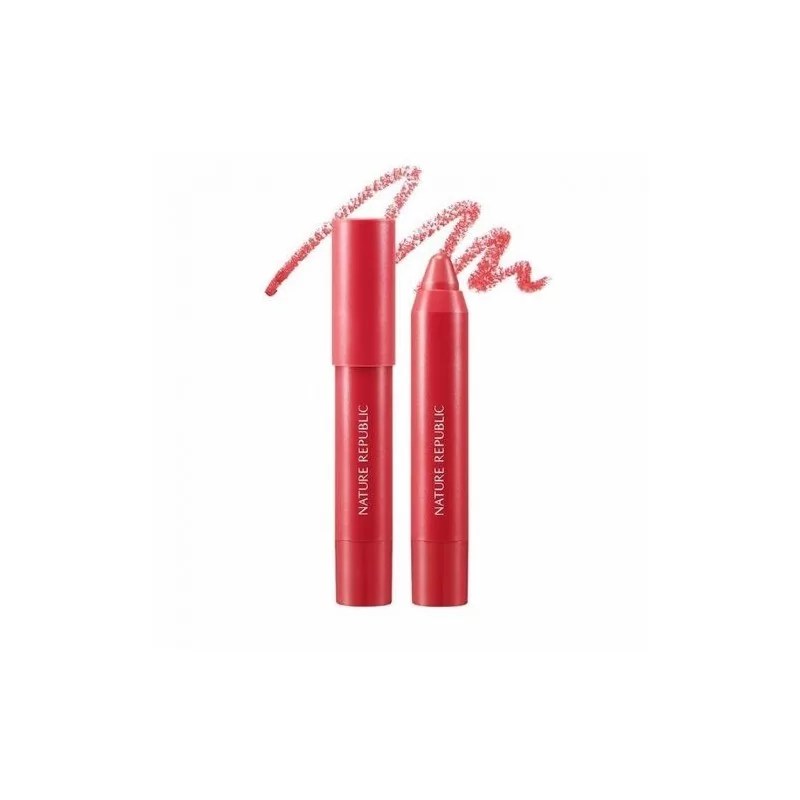 Nature Republic NATURE REPUBLIC BY FLOWER ECO CRAYON LIP VELVET 02 PINK BREEZE