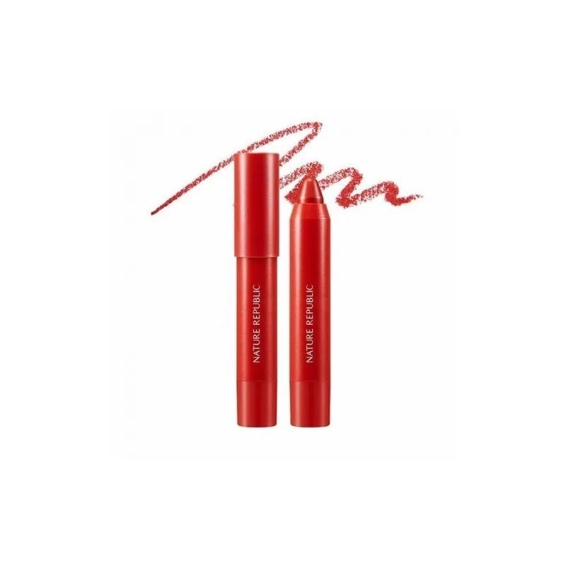 Nature Republic NATURE REPUBLIC BY FLOWER ECO CRAYON LIP VELVET 03 HIBISCUS