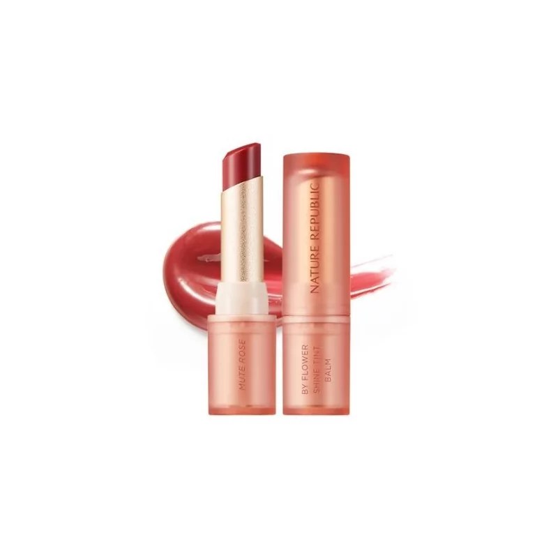 Nature Republic NATURE REPUBLIC BY FLOWER SHINE TINT BALM 04 MUTE ROSE