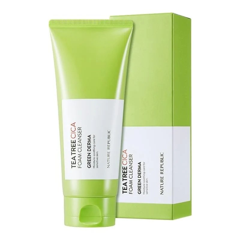 Nature Republic Nature Republic GREEN DERMA TEA TREE CICA FOAM CLEANSER 150ml
