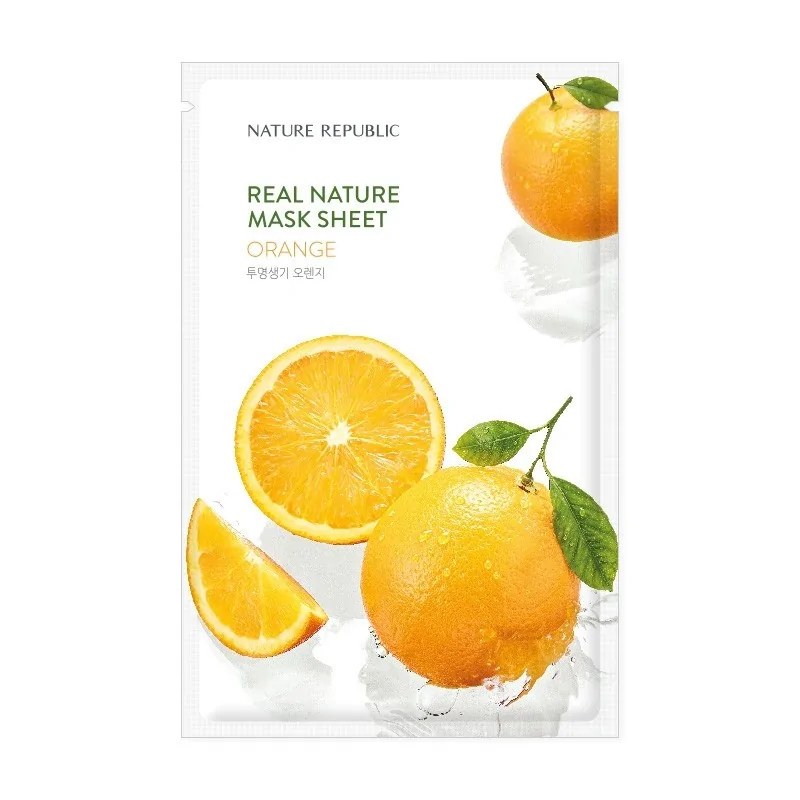 Nature Republic NATURE REPUBLIC REAL NATURE ORANGE MASK SHEET 23g
