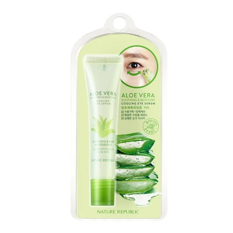 Nature Republic NATURE REPUBLIC SOOTHING & MOISTURE ALOE VERA COOLING EYE SERUM 15ml