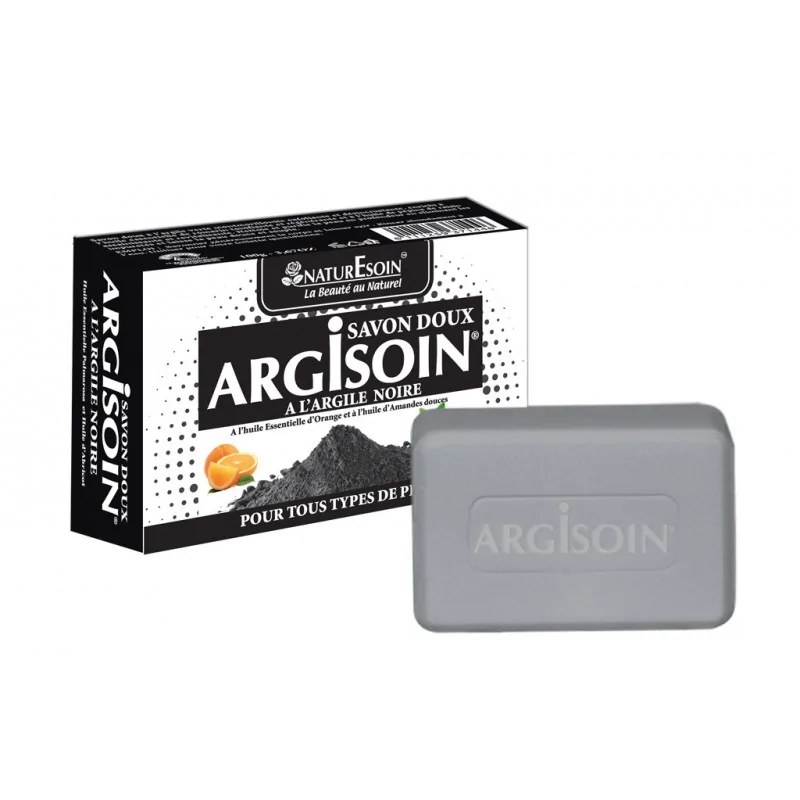 NATURE SOIN NATURE SOIN ARGISOIN SAVON DOUX A L’ARGILE NOIRE 125g