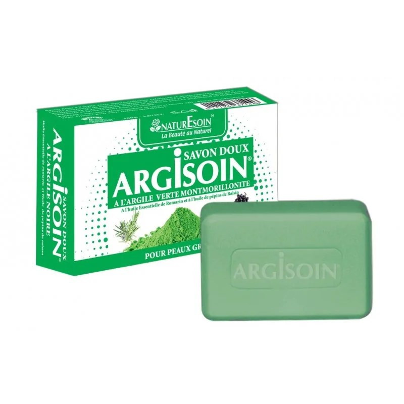 NATURE SOIN NATURE SOIN ARGISOIN SAVON DOUX A L’ARGILE VERTE 125g