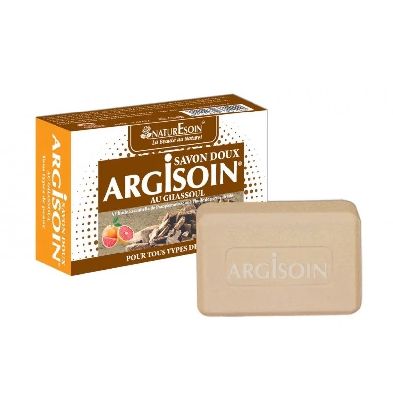NATURE SOIN NATURE SOIN  ARGISOIN SAVON DOUX AU GHASSOUL 125g