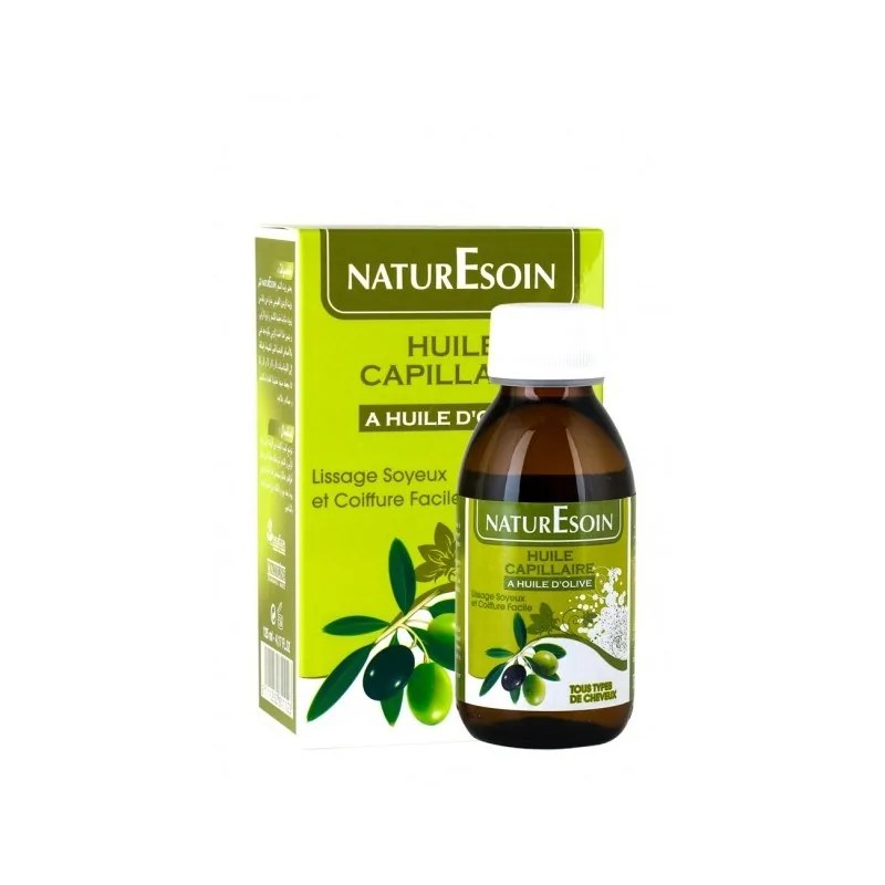 NATURE SOIN nature soin Huile Capillaire à l’huile d’Olive-Tous types de cheveux125 ml