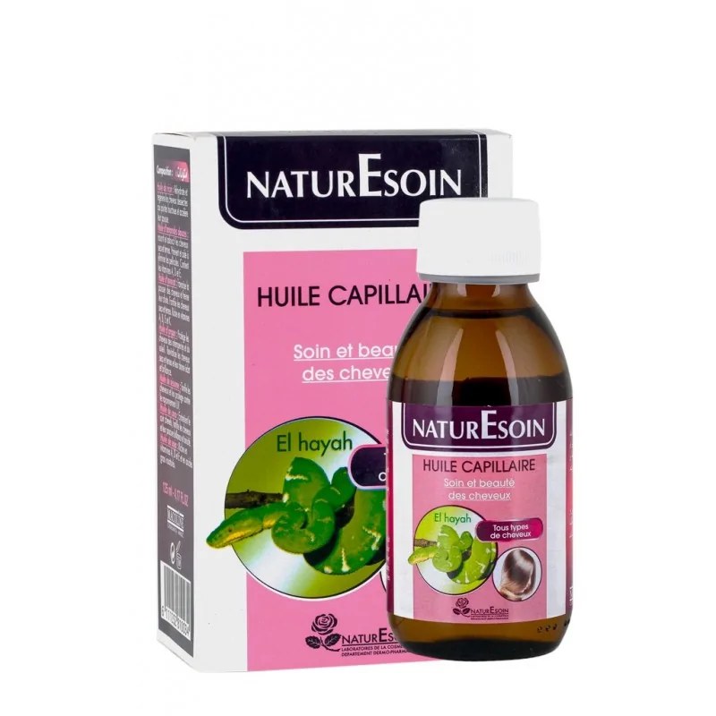 NATURE SOIN nature soin Huile Capillaire El hayah-Tous types de cheveux 125ml