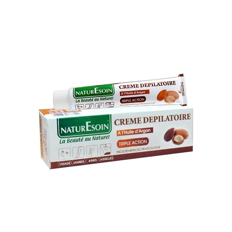 NATURE SOIN NaturEsoin Crème Dépilatoire à l’Huile d’Argan – 50 ml