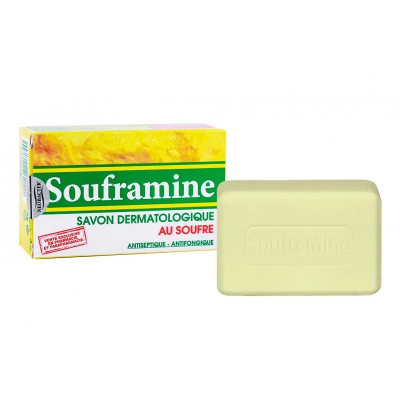 NATURE SOIN NATURE SOIN Souframine- SAVON DERMATOLOGIQUE 90G AU SOUFRE