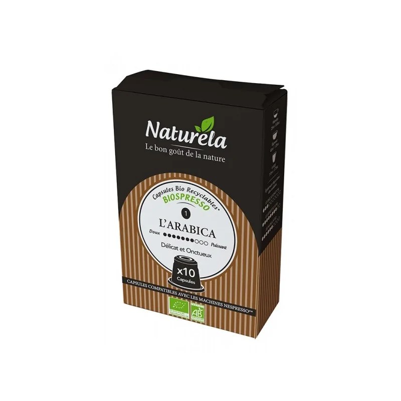 NATURELA NATURELA CAPSULES BIOSPRESSO L'ARABICA 55G