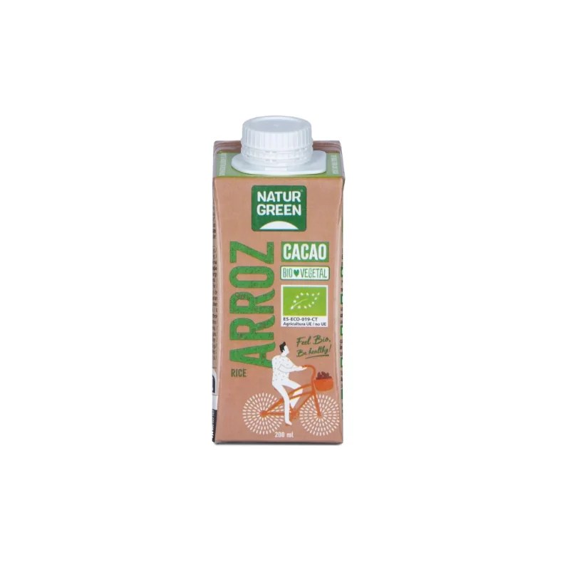 NaturGreen Naturgreen RIZ CACAO CALCIUM 200 ML