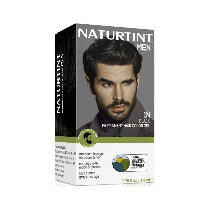 Naturtint Naturtint Coloration permanente pour cheveux pour hommes 1N Noir