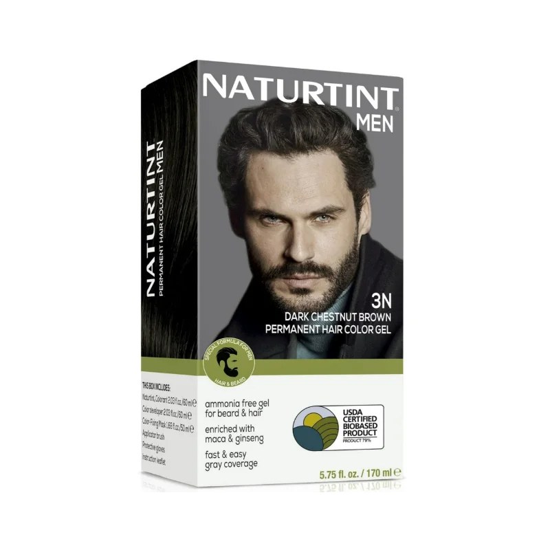 Naturtint Naturtint Coloration permanente pour cheveux pour hommes  3N Châtain foncé