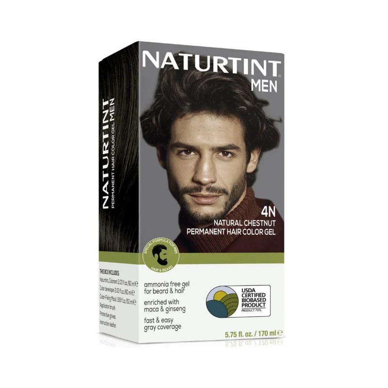 Naturtint Naturtint Coloration permanente pour cheveux pour hommes  4N Châtain naturel