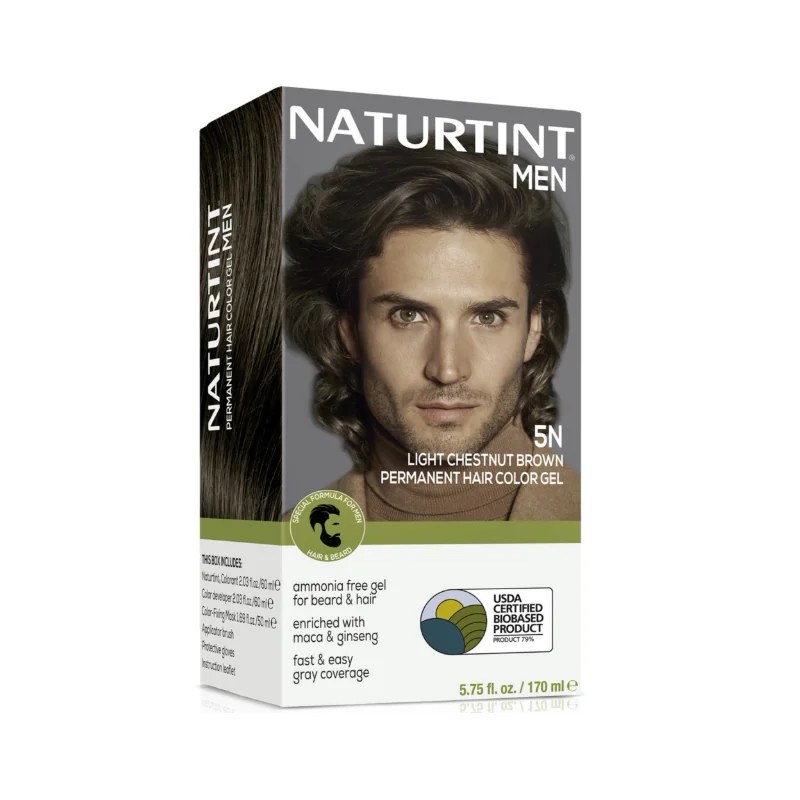 Naturtint Naturtint Coloration permanente pour cheveux pour hommes  5N Châtain clair
